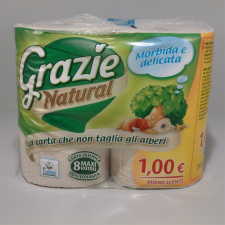  Grazie Natural toalettpapír 4 db 3 rétegű higiéniai papíráru
