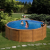 Gre famintás fémpalástos medence D240x120cm