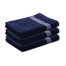  GREEK törölköző 50 x 90 cm sötétkék, 100% pamut lakástextília