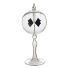 GREEN ENERGY LTD Fénymalom fényenergiával működő fényforgó vákuumos üveg radiometer Crookes féle 20 cm magas