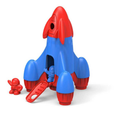 Green Toys műanyag játék űrhajós játék piros-kék autópálya és játékautó