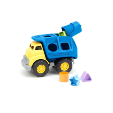 Green Toys szemetes teherautó formaválogató autópálya és játékautó
