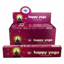 Green Tree Happy Yoga / Boldog Jóga füstölő indiai maszala 15 g füstölő