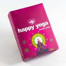 Green Tree Happy Yoga Indiai Kúpfüstölő (10db) füstölő
