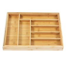  Greenblue gb379 bambusz evőeszköz rendező, állítható, 9 rekesz, 325-500mm papírárú, csomagoló és tárolóeszköz