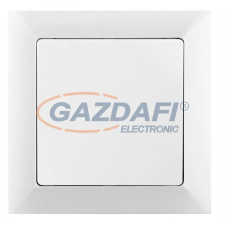 Greenlux GXKP025 Egypólusú kapcsoló jelzőfénnyel PREMIUM fehér 250V 10A villanyszerelés