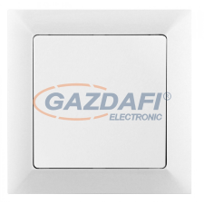 Greenlux GXKP029 Nyomókapcsoló - fény (csengő) jelzőfénnyel PREMIUM fehér 250V 10A villanyszerelés