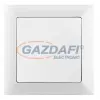 Greenlux GXKP032 Kétpólusú kapcsoló jelzőfénnyel PREMIUM fehér 250V 10A
