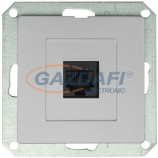 Greenlux GXKP148 PREMIUM 1 PC M-S Kommunikációs csatlakozóaljzat 8pin (RJ45) ezüst villanyszerelés