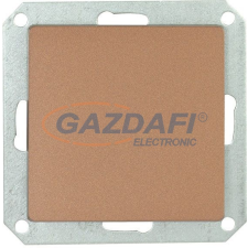 Greenlux GXKP325 PREMIUM VP-1/S M-A Egypólusú kapcsoló jelzőfénnyel mahagóni 10A villanyszerelés