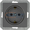 Greenlux GXKP436 PREMIUM ZA-17 SCHUKO M-G Csatlakozóaljzat 2P+PE, 16A grafit