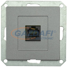Greenlux GXKP448 PREMIUM 1 PC M-G Kommunikációs csatlakozóaljzat 8pin (RJ45) grafit villanyszerelés