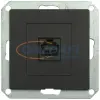Greenlux GXKP549 PREMIUM 1 PC/6 M-N Kommunikációs csatlakozóaljzat 8pin (RJ45) Cat.6 matt fekete