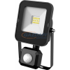 Greenlux GXLR050 ALFA PIR SMD 10W LED reflektor mozgásérzékelővel 1000lm 6000K 220-240V A++ -> A fekete IP44