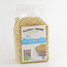 Greenmark bio basmati barnarizs 500 g alapvető élelmiszer