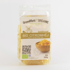  Greenmark bio kandírozott citromhéj 100 g reform élelmiszer