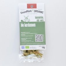 Greenmark bio kardamom hántolatlan zöld egész 10 g alapvető élelmiszer