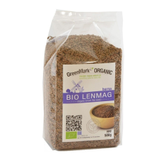 Greenmark Bio Lenmag, barna 500 g GreenMark mag