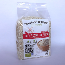  Greenmark bio rizottó rizs fehér carnaroli 500 g alapvető élelmiszer
