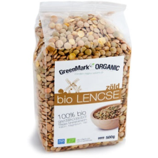 Greenmark bio zöld lencse, 500 g biokészítmény