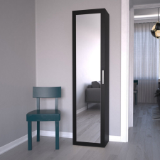 Greensite Baltrum Duo tükrös szekrény, 50x180x35 cm, fekete bútor