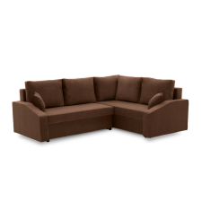 Greensite Grande Plus sarokkanapé, jobboldali, szövet anyag, barna bútor