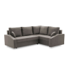 Greensite Grande Plus sarokkanapé, jobboldali, szövet anyag, szürke