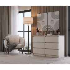 Greensite M6 120 fiókos szekrény, 120x75x30 cm, kasmír bútor