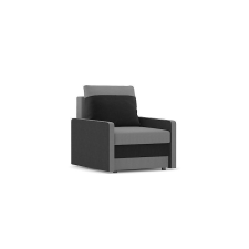 Greensite MILTON fotel, PRO szövet, bonell rugóval, szín - szürke / fekete (GSAG5999114122096) masszázsfotel