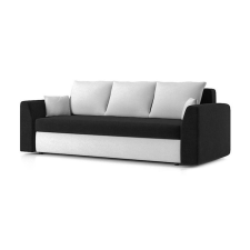 Greensite PAUL kanapéágy, normál szövet, hab töltőanyag, szín - fekete / fehér bútor