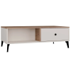 Greensite POINT 2S 110 dohányzóasztal 110x60x12 cm, kasmír- tölgy- fekete