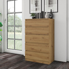 Greensite Shannan M5 fiókos szekrény, 70x109,5x40 cm, tölgy bútor