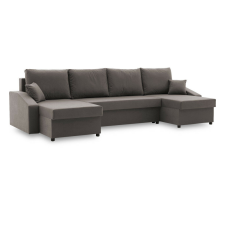 Greensite Sparta Plus sarokkanapé, szövet anyag, univerzális oldal, szürke bútor