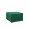 Greensite Zeus puff, bársony, 70x70, zöld