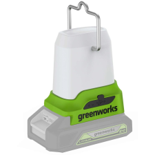 Greenworks G24LA700 Kempinglámpa - Zöld/Fekete elemlámpa