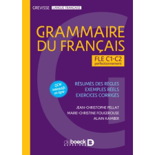  Grevisse Grammaire du français – Pellat idegen nyelvű könyv