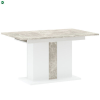  GREYS Étkezőasztal Márvány/Fehér Színben 134 cm