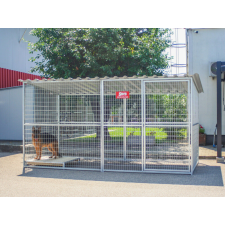  GRID Kutya kennel, 2x4m alapterület padozat nélkül szállítóbox, fekhely kutyáknak
