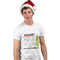  Grincs Napirend - Karácsonyi Férfi Póló
