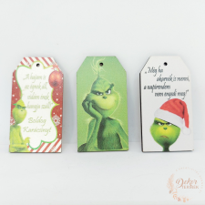  Grincses ajándékcímke dekorációs kellék