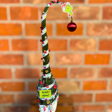  Grincses Karácsonyi Hajtott Grincsfa DIY – 90 cm / 120 cm dekorációs kellék