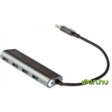 GRIXX USB-Hub 3.0 with 4 USB ports hub és switch