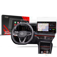GrizzGlass Matte GrizzGlass CarDisplay Protection Volkswagen VW Tiguan 3 15&quot; 2024 [3in1] mobiltelefon kellék