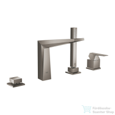 Grohe Allure Brilliant egykaros, 4 lyukas kádperembe építhető csaptelep, csiszolt hard grafit 19787AL1 csaptelep