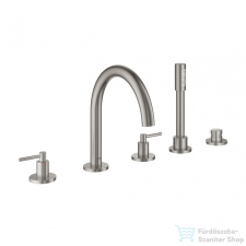 Grohe Atrio 5-lyukas kádkombináció, matt szuperacél 19922DC3 csaptelep