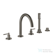 Grohe ATRIO 5 üléses kádtöltő csaptelep zuhanyszettel,alaptest nélkül,Brushed Hard Graphite 29407AL0 csaptelep