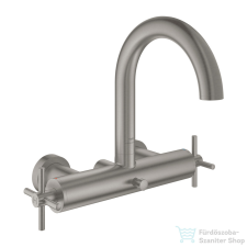 Grohe ATRIO kádtöltő csaptelep zuhanyszett nélkül,Supersteel 25268DC0 csaptelep