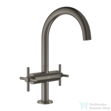 Grohe ATRIO L magasított mosdó csaptelep click-clack leeresztővel,Brushed Hard Graphite 21144AL0 csaptelep