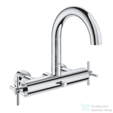 Grohe Atrio New Classic Kétkaros kádcsaptelep, X fogantyúval, 1/2, króm 25010003 csaptelep