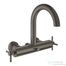 Grohe Atrio New Classic Kétkaros kádcsaptelep, X fogantyúval, 1/2, matt grafit 25010AL3 csaptelep